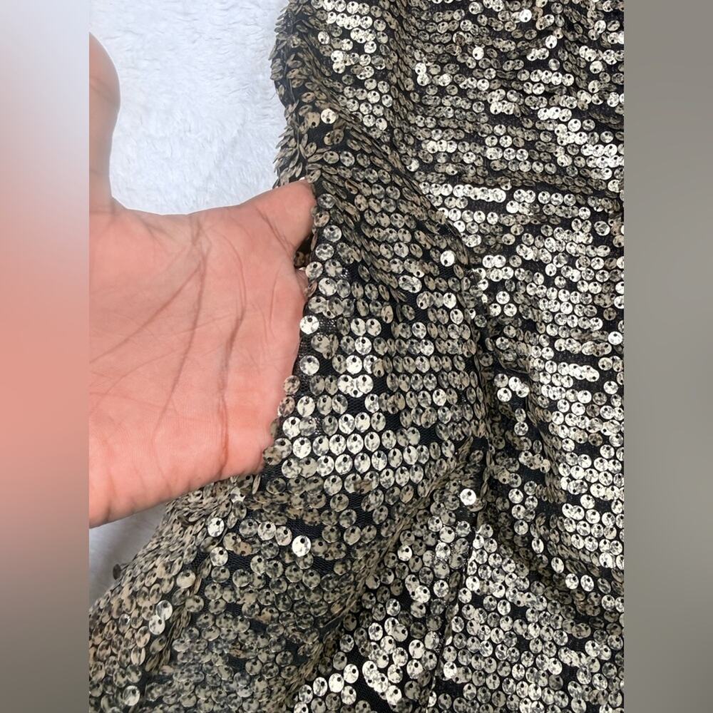 FREE PEOPLE Stardust Lace Tarnished Sequin Boho Blazer Jacket Women’s Size XS - Picture 12 of 13